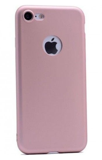 FitCase Kadife Laser iPhone 7-8 Silikon Arka Kapak Pembe…