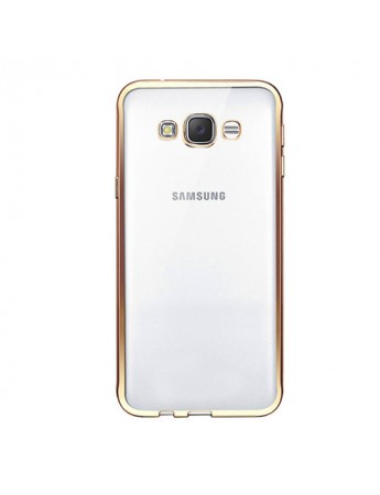 FitCase Laser Color Galaxy J7 (J700) Silikon Kılıf Gold