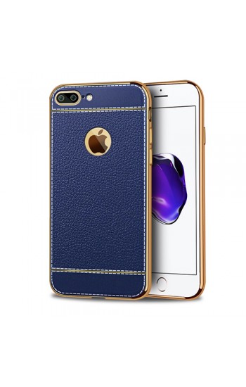 FitCase Laser Elegant iPhone 7-8 Plus Silikon Arka Kapak Lacivert…