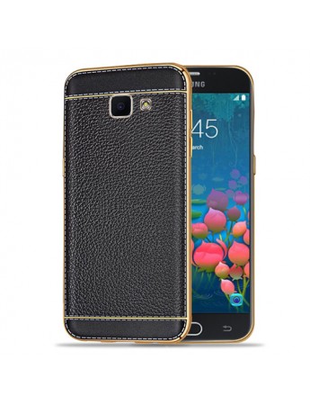 FitCase Laser Elegant Samsung Galaxy J5 Prime (G570) Silikon Arka Kapak Siyah