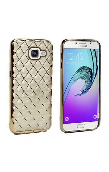 FitCase Laser Galaxy A7 2016 (A710) Baklava Desenli Gold…