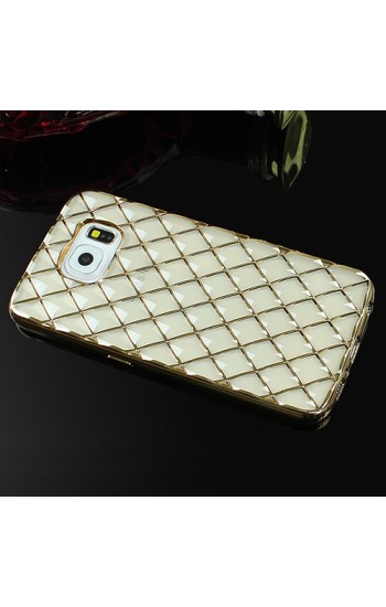 FitCase Laser Samsung S6 (G920) Baklava Desenli Gold…