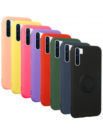 FitCase Oppo A91 Kılıf Viktor Ring Arka Kapak