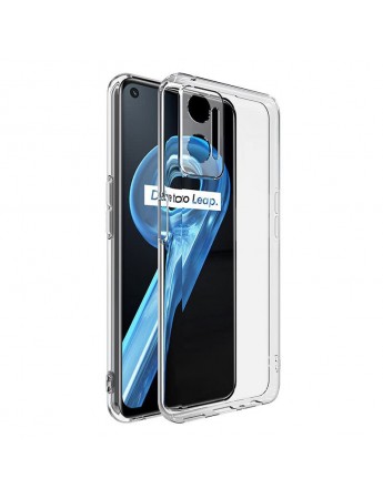 FitCase Oppo A96 Kılıf Kamera Korumalı Silikon Şeffaf Kapak