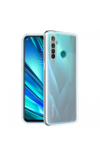 FitCase Realme 5i / 6i Kılıf Kamera Korumalı Silikon Şeffaf Arka Kapak…