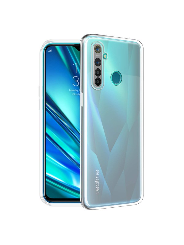 FitCase Realme 5i / 6i Kılıf Kamera Korumalı Silikon Şeffaf Arka Kapak…