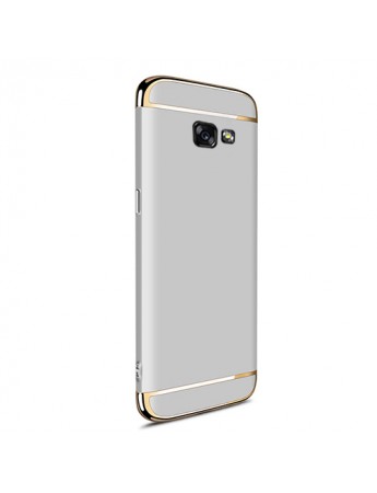 FitCase Samsung A3 2017 (A320) Golden Frame Arka Kapak Gri