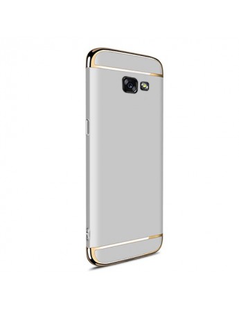 FitCase Samsung A7 2017 (A720) Golden Frame Arka Kapak Gri