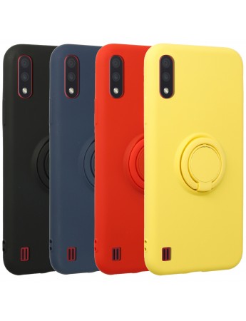 FitCase Samsung Galaxy A01 Kılıf Viktor Ring Arka Kapak
