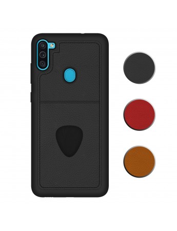 FitCase Samsung Galaxy A11 / M11 Kılıf Proda Deri Tek Kartlık Cepli Kapak