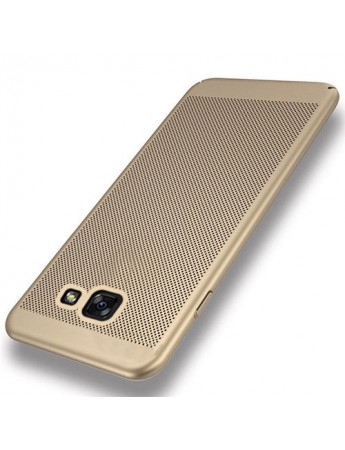 FitCase Samsung Galaxy A3 2017 Kılıf Point Sert Arka Kapak Gold