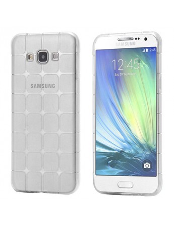 FitCase Samsung Galaxy A3 (A300) Plaid Silikon Arka Kapak Şeffaf