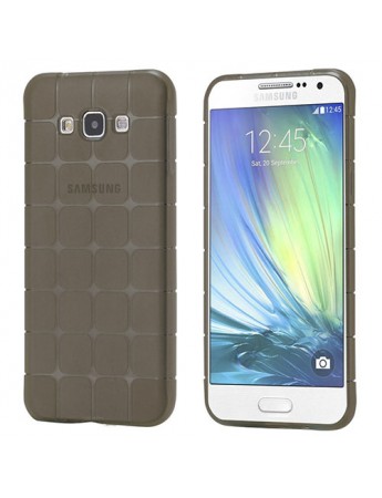 FitCase Samsung Galaxy A3 (A300) Plaid Silikon Arka Kapak Siyah