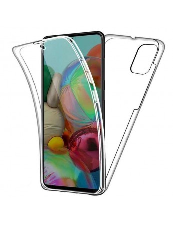 FitCase Samsung Galaxy A31 A315 Kılıf 360 Derece Korumalı Ön Arka Şeffaf