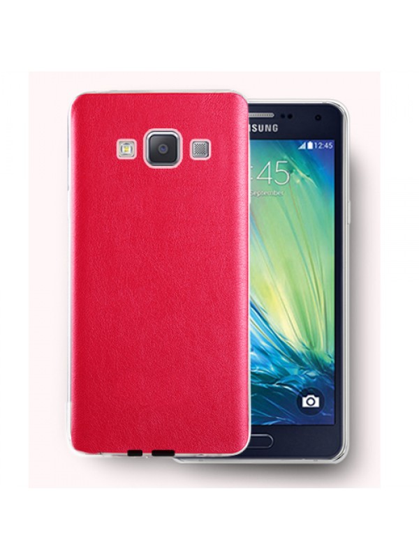 FitCase Samsung Galaxy A7 (A700) Kılıf Deri Dokulu Arka Kapak K…