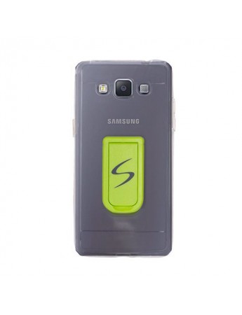 FitCase Samsung Galaxy A7 (A700) Standlı TPU Kılıf Şeffaf