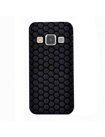 FitCase Samsung Galaxy A7 (A700) TPU Beehive Serisi Arka Kapak Siyah
