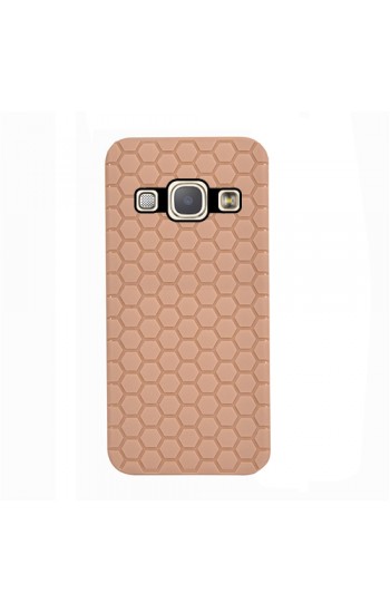 FitCase Samsung Galaxy A8 (A800) TPU Beehive Serisi Arka Kapak Gold…