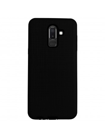 FitCase Samsung Galaxy J8 (J810) Kılıf New YouYou Arka Kapak Siyah