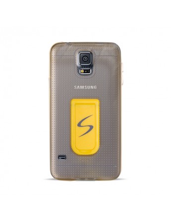 FitCase Samsung Galaxy S5 (G900) Standlı TPU Kılıf Gold