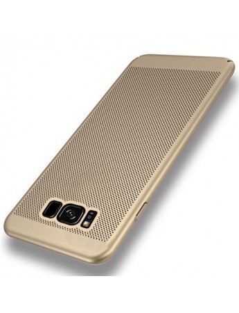 FitCase Samsung Galaxy S8 Plus Kılıf Point Sert Arka Kapak Gold