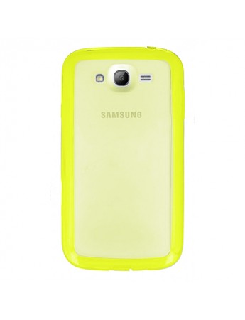FitCase Samsung Grand Neo (I9060-I9082) Çerçeveli Soft Silikon Sarı