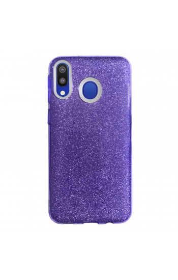 FitCase Samsung M20 (M205) 3in1 Simli Silikon Arka Kapak Mor…