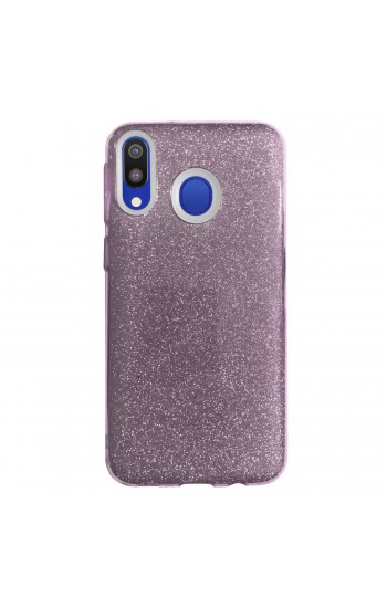 FitCase Samsung M20 (M205) 3in1 Simli Silikon Arka Kapak Pembe…
