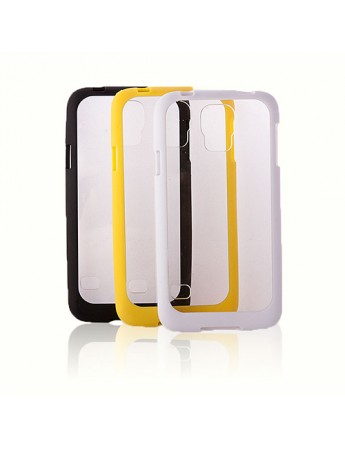 FitCase Samsung S5 (G900) Çerçeveli Soft Silikon Sarı