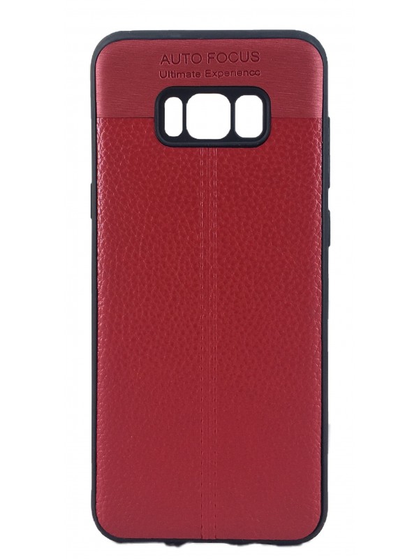 FitCase Samsung S8 Plus (G955) Auto Focus Silikon Arka Kapak Kırmız…