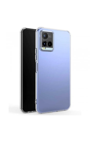 FitCase Vivo Y21s Kılıf Kamera Korumalı Silikon Şeffaf Arka Kapak…
