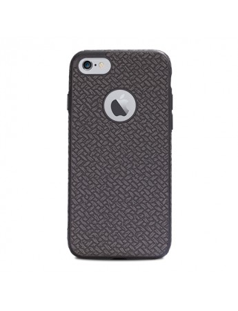 FitCase Wicker Style iPhone 7-8 Silikon Arka Kapak Gri