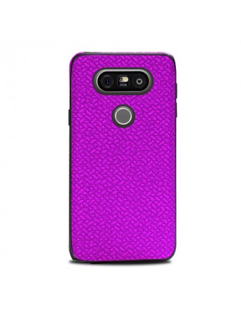 FitCase Wicker Style Lg G5 Silikon Arka Kapak Pembe