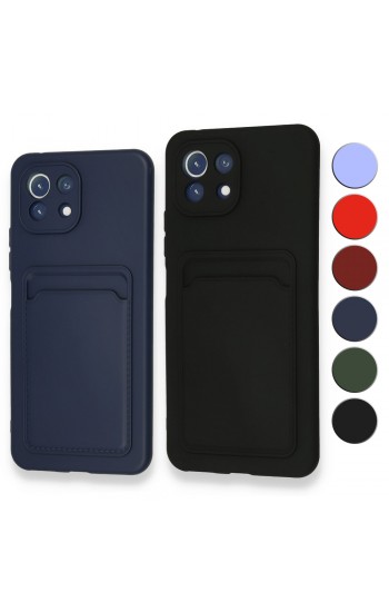 FitCase Xiaomi Mi 11 Lite Cardy Soft Kartlık Cepli Silikon Kapak…