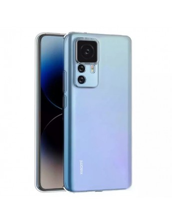 FitCase Xiaomi 12T / 12T Pro Kılıf Kamera Korumalı Silikon Şeffaf Arka Kapak