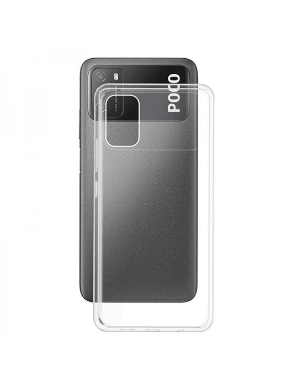 FitCase Xiaomi Poco M3 Kılıf Kamera Korumalı Silikon Şeffaf Arka K…