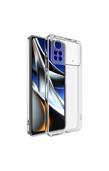 FitCase Xiaomi Poco X4 Pro 5G Kılıf Kamera Korumalı Silikon Şeffaf Ark…