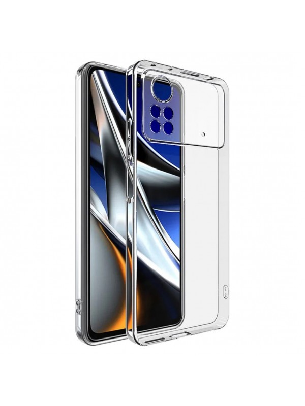 FitCase Xiaomi Poco X4 Pro 5G Kılıf Kamera Korumalı Silikon Şeffaf Ark…