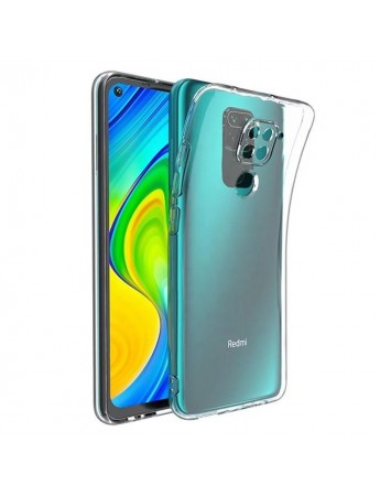FitCase Xiaomi Redmi Note 9 Kılıf Kamera Korumalı Silikon Şeffaf Arka Kapak