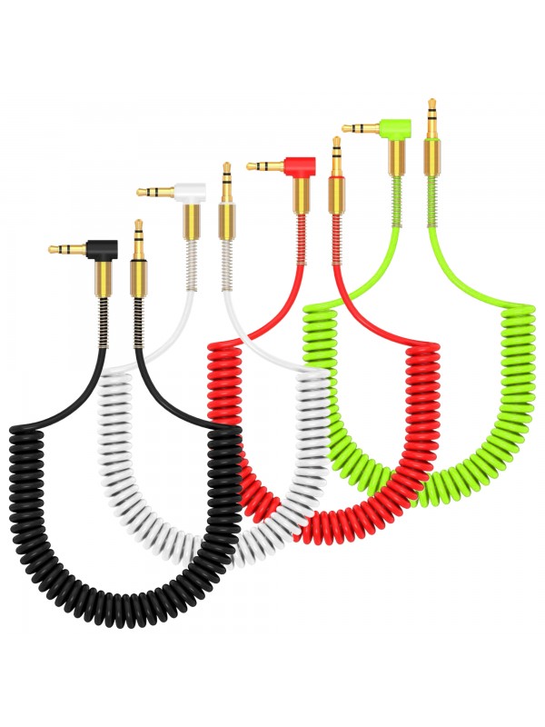 FitPlus Audio FT-AC36 3.5mm AUX Ses Kablosu Spiral 150cm…