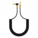FitPlus Audio FT-AC36 3.5mm AUX Ses Kablosu Spiral 150cm