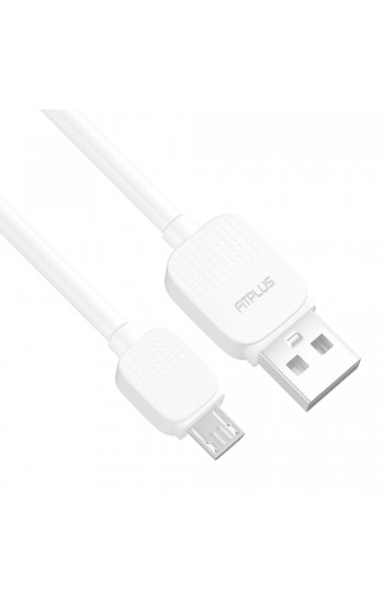 FitPlus Bianca BS-101 Micro USB Data/Şarj Kablosu 2.4A 1mt - Beyaz…