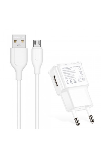 FitPlus Bianca FT-801 Şarj Aleti ve Micro USB Kablo Set 2.1A…