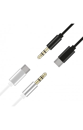 FitPlus Sound FP-030 Type-C to 3.5mm AUX Ses Kablosu 1mt…