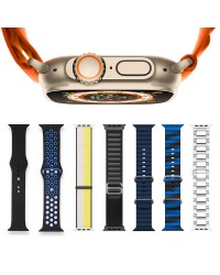 FitSmart Amax Ultra Watch Akıllı Saat 49mm + 7 Adet Kordonlu Set