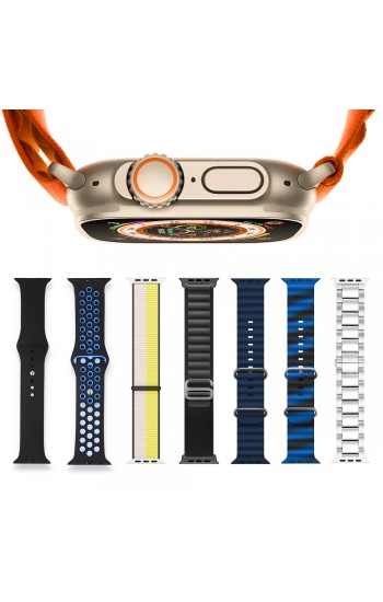 FitSmart Amax Ultra Watch Akıllı Saat 49mm + 7 Adet Kordonlu Set…