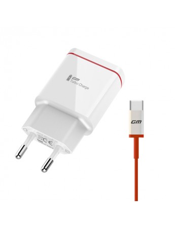 General Mobile 2.5A Şarj Adaptörü + Type-C Kablo Şarj Set 2.5A (General M TR Garantili)