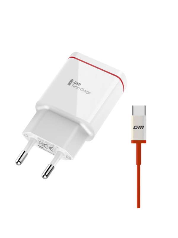 General Mobile 2.5A Şarj Adaptörü + Type-C Kablo Şarj Set 2.5…