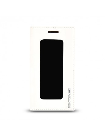 General Mobile Discovery 2 Mini Gizli Mıknatıslı Pencereli Magnum Kılıf Beyaz
