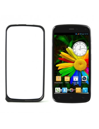 General Mobile Discovery E3 Bumper Çerçeve Kılıf Siyah